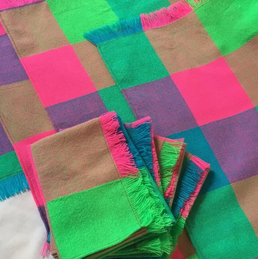SET of 4 MULTICOLOR PLACEMATS